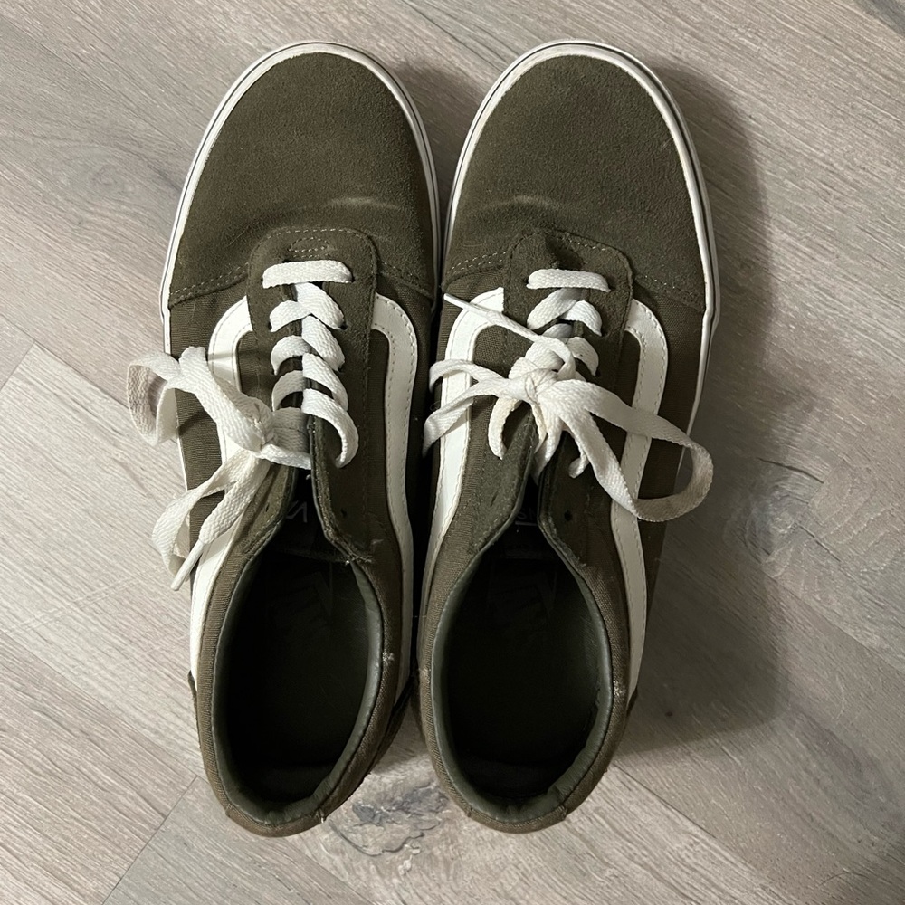 Olive Green Vans Women’s size 8.5